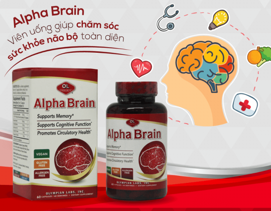 Giá viên uống bổ não Alpha Brain của Olympian Labs hiện nay – ĐẮT hay RẺ?