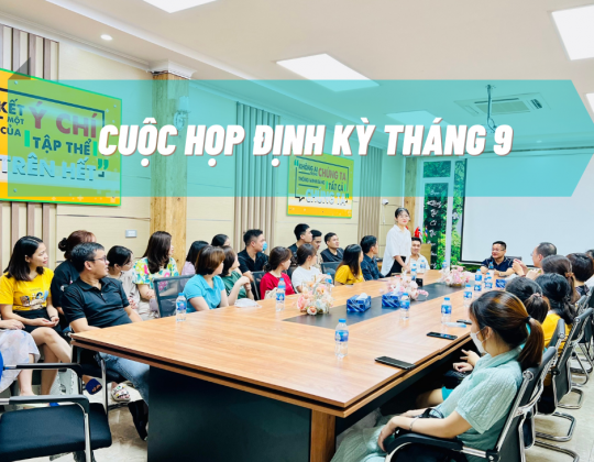 Olympian Labs hào hứng tham gia buổi họp định kỳ hàng tháng do Megasun Group tổ chức