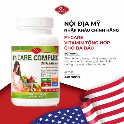 F1-Care Complex - Vitamin tổng hợp cho phụ nữ mang thai và cho con bú