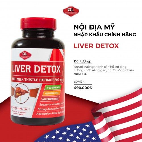 Liver Detox - Hỗ trợ tăng cường chức năng gan