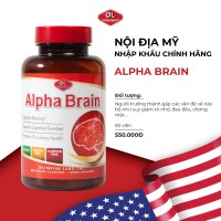Alpha Brain - Viên uống hỗ trợ tuần hoàn máu, cải thiện trí nhớ