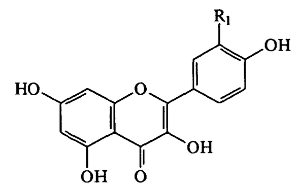 Cấu trúc phân tử Falovone Glycosides