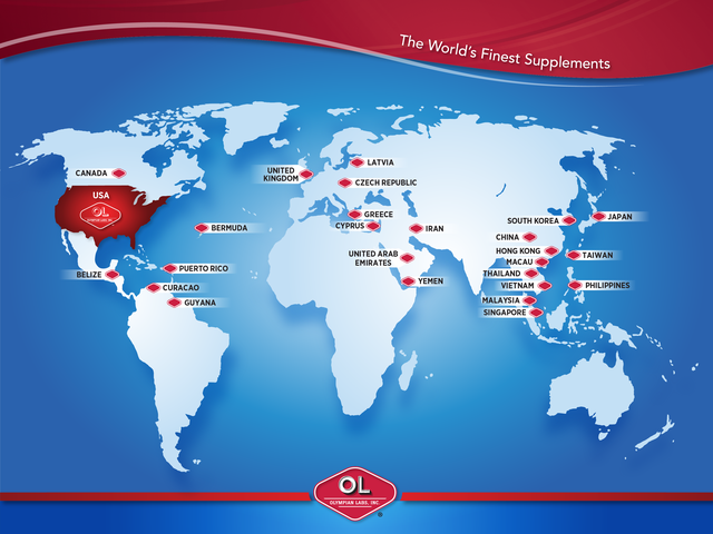  Những điểm dừng chân của nhãn hàng Olypian Labs trên khắp thế giới
